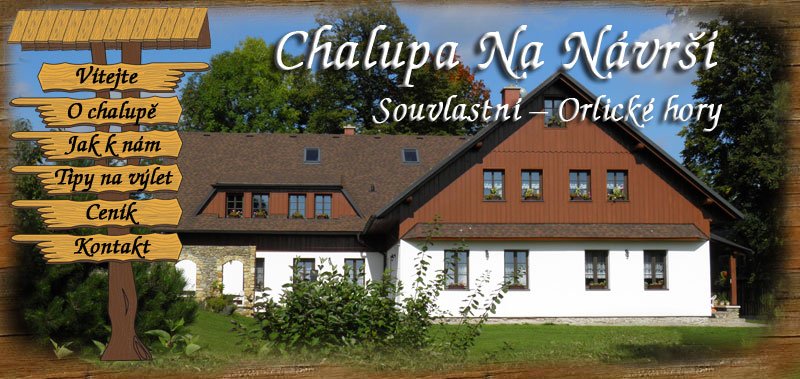 Ubytov�n� v Orlick�ch hor�ch, chalupa Na N�vr��, Souvlastn�, Zdobnice, Rychnov nad Kn�nou, Rokytnice v Orlick�ch hor�ch, ���ky